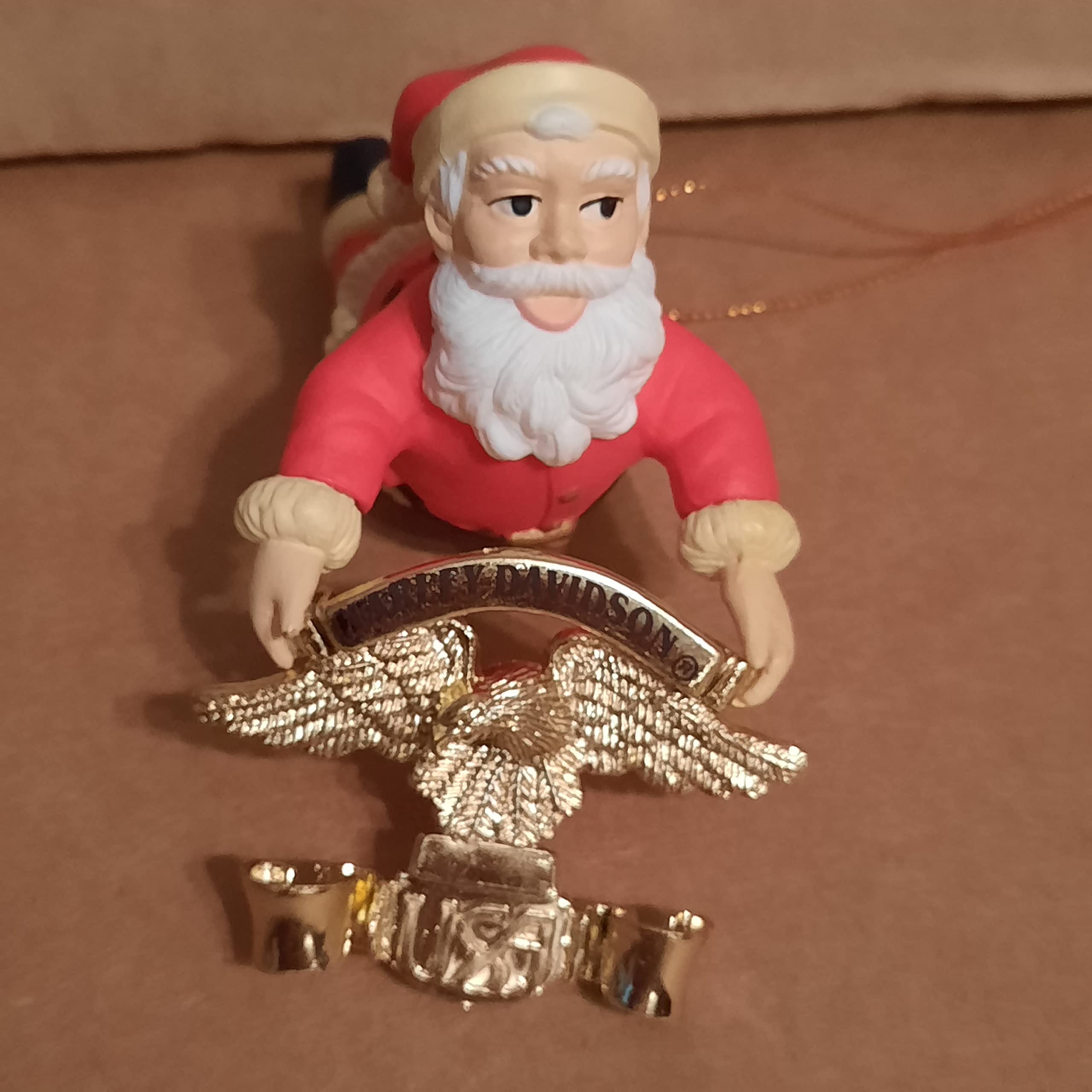 Amazon.com: Harley-Davidson Santa Claus Hanging Ornament : Home